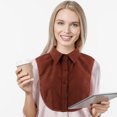 thumbnail image 4 of MRLESS Detachable Blouse False Collar Half Shirt Elegant Collar Shirt Attachment For Women Girls Fake Collar For Work And Casual Wear, 4 of 6
