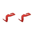 thumbnail image 1 of QualitChoice Vehicle Seat Back Hanger Universal Leather Hooks Hanging Bag Jacket Pouch Storage Holder Automobile Interior Spare 1Pc Red 2Set, 1 of 6