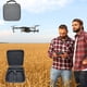 thumbnail image 1 of Baúles de almacenamiento, bolsa de almacenamiento para drones - Estuche rígido de viaje, caja protectora compatible con la mayoría de drones plegables, resistente a arañazos y a la lluvia (gris) Bolsa, 1 of 8