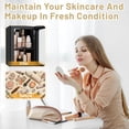 thumbnail image 7 of 24Can/0.9Cu Mini Refrigerator and Personal Beauty Cooler, Compact Beverage Fridge with Mirror for Beer,Wine, 7 of 7