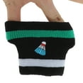 thumbnail image 5 of Unique Bargains 1 Pc Breathable Wristbands Comfortable Sports Wristband Badminton Black White Green, 5 of 6