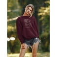 thumbnail image 2 of Forest Camping Nature Lineart Sweatshirt Women -Image by Shutterstock, Female Small, 2 of 4