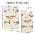 thumbnail image 5 of Kll Striped Vintage Planes Wall Plate,Gloss Finish,Standard Size 1 - 5" X 3", Polycarbonate Thermoplastic,Electric Receptacle Plug Covers, 5 of 8