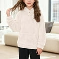thumbnail image 4 of Hoodie Girls Long Sleeve White Hoodie Casual Pullover Tween Hoodies Girls 13-14 Years, 4 of 4