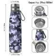 thumbnail image 3 of 29oz Insulated Water Bottle with Tea Infuser, Stainless Steel Travel Mug, Camouflage Print, 3 of 6