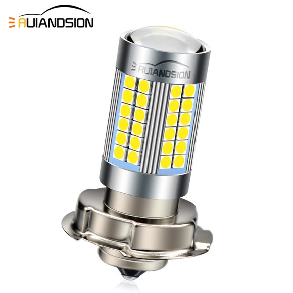 Ruiandsion P26S LED Motorcycle Headlight Bulb 7.68Watts 1000LM Super Bright LED Lights Conversion Kit for Honda,Yamaha,Kawasaki,BMW,KTM,Suzuki,.(1-Pack).