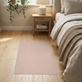 thumbnail image 3 of ODIKA 2'x3' Washable Accent Rug Solid Boho Delicate Dotted Speckle Shaggy Look Minimalist Pink Flowing Dynamic for Bedroom, Nursery, RV, Pet Friendly, Bedside Mat, 3 of 7