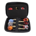 thumbnail image 2 of vlrwzc Darts Case Darts Wallet PU Darts Holder Holds 6 Fully Assembled Darts Dart Storage Case Compact Practical Holder For Dart Related Accessories, 2 of 7