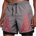 thumbnail image 2 of Vetsdori Mens Beach Shorts Lining 2 in 1 Pocket Short Pants Swim Trunks Summer Casual Sports,Breathable Ropa Shorts for Men Dry Fit,Size XL, 2 of 8
