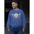 thumbnail image 2 of Street Racing Team - Retro Moto Racer Emoji Men's Sweatshirt, 2 of 4
