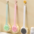 thumbnail image 5 of OAVQHLG3B Loofah Back Scrubber Long Handle Shower Body Brush with Soft Mesh Sponge for Women Skin Exfoliating Bath, Massage, 5 of 5