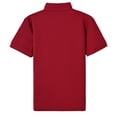 thumbnail image 4 of Zysthvn Turn Down Collar Work Shirts for Men Athletic Summer Short Sleeve Shirts for Men Polo Solid Tops, 4 of 7