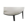 thumbnail image 4 of Meridian Furniture Skylar Cream Velvet Dining Chair (Set of 2), 4 of 7