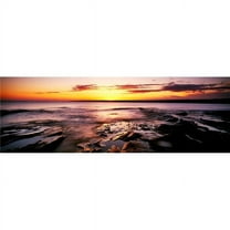 Sunrise At Porcupine Mountain State Park Lake Superior Michigan Poster Print - 27 x 9