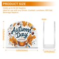 thumbnail image 4 of Yayeee Napkin Holder for Table Kitchen Paper Tissue Organization, Autumn Day with Cocoa Pattern, 4 of 8