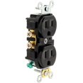 thumbnail image 3 of Receptáculo Dúplex Leviton Negro Plástico, 3 of 3