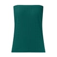 thumbnail image 5 of YMNXA Women's Tank Top Sleeveless Strapless Solid Color Comfortable Elegant Lightweight Stretch Camisole For Casual Daily Wear,Army Green,Xxxxxl, 5 of 5