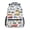 Car Trucks Boats Planes, variant on School Backpack Lightweight Multipocket College High Middle Student Bag 15L Cute Cars and Triangles