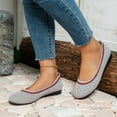 thumbnail image 5 of WQJNWEQ Women's Flats Shoes Leisure Fly Weaving Mesh Surface Round Head Shallow Mouthable Slip-on Comfort, 5 of 7