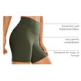 thumbnail image 4 of Shorts CRZ YOGA ButterLuxe Cintura Alta Verde Oliva XL, 4 of 4