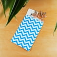 thumbnail image 6 of 20 Qty 4" x 6" Decorative Flat Paper Gift Bags - Blue Chevron Pattern on White Kraft Bags - for Sales/Treats/Parties Cookies/Gifts - N'icePackaging, 6 of 8