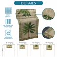 thumbnail image 6 of Summer Palm Tree Cotton Linen Rectangle Table Runners 13"x72", Vintage Green Brown Tropical Botanical Coffee Table Runner Dresser Scarves Luxury Table Runners for Wedding Party Banquet Dinner Decor, 6 of 8
