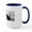 White/Navy Inside, variant on CafePress - Design 43 Crow Silhouette Mugs - 15 oz Ceramic Large White Novelty Mug