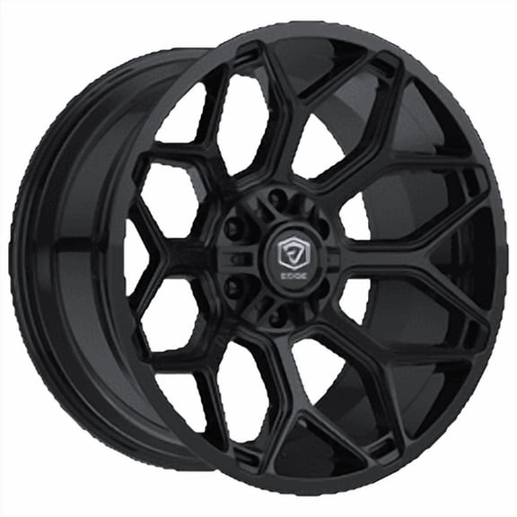 Edge Off Road 302B-2100919 20X10 Black Aluminum Wheel for Trucks and SUVs