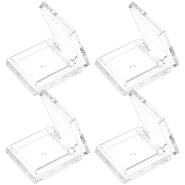 4pcs Refillable Empty Makeup Pans for Eyeshadow & Blusher Durable Square Cosmetic Containers for DIY Beauty Essentials