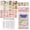pink_shop, variant on Sticker Scenes, Funny Food Pixel-Style House Miniature Decals | Stickers Scene Collection Books for Card Photo Frame Scrapbooking Phone Case Home School Classroom