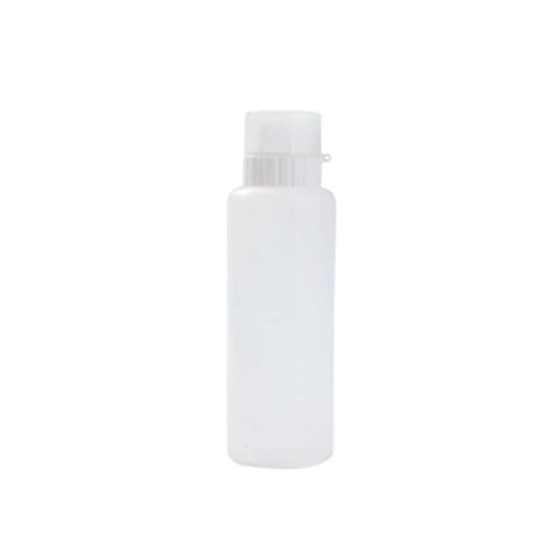 Bearachild Botella de condimentos Dispensador de salsas con múltiples agujeros Estuche de plástico Salsas para ensaladas Squirt Vinagre Botellas Cocina y Comedor Blanco