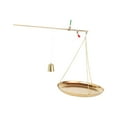 thumbnail image 4 of Milaget Chinese Medicine Scale Brass Weight Scale Home Decor Small Portable Balancing, 4 of 9