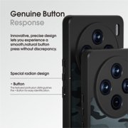 Shockproof Translucent Phone Case (Camo Black), IBMRS For vivo x100 pro Case