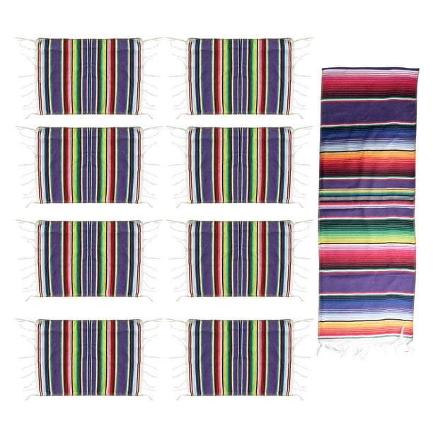 Mexican Table Runner with Place Mats Mexican Assorted Place Mats