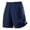 Dark Blue, variant on Men's Athletic Shorts Breathable Shorts for Men Loose-Fit Gym Shorts with Zipper Pockets