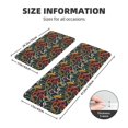 thumbnail image 2 of Yiaed Snake And Flower Kitchen Rugs Sets of 2 Kitchen Mats Cushioned Anti Fatigue Kitchen Rug Tapetes Para Cocina for Sink,Laundry Room, 2 of 6