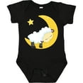 thumbnail image 3 of Inktastic Cute Sheep, Sleeping Sheep, Moon, Stars, Sleepy Boys or Girls Baby Bodysuit, 3 of 5