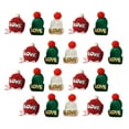 thumbnail image 3 of CIMAXIC 20 Pcs Pince à Cheveux de Noël Barrette Dessin Animé Forme de Chapeau Épingle à Cheveux, 1.18"X1.18"X1.97 Pouces, 3 of 4