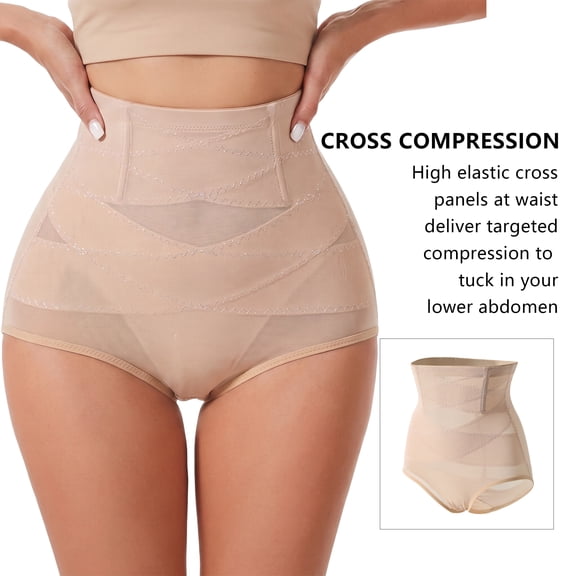 Shapewear Panties For Women Tummy Control High Waisted Butt Lift Body Shaper Underwear Seamless Panty Girdle
