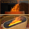 thumbnail image 2 of Humidificador de aromaterapia con llama, difusor de aceites esenciales con simulación de llama, humidificador de aire ultrasónico con luces LED, 2 of 6