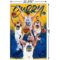 thumbnail image 3 of NBA Golden State Warriors - Stephen Curry 22 Wall Poster with Push Pins, 22.375" x 34", 3 of 6