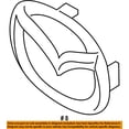 thumbnail image 3 of Pièces d'Origine Mazda C235-51-731A Logo avant Emblème, 3 of 6