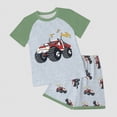 thumbnail image 4 of Toddler Boy Summer Outfit Cartoon Printed Short Sleeve Shorts Clothes Casual Summer Kids Suit Boys Clothing Set 2-8T, 4 of 4