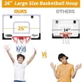 thumbnail image 3 of Juego de canastas de baloncesto NZQXJXZ Upgrade, extra grandes, 66 x 43 cm, 3 of 7