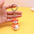 thumbnail image 1 of Pepper/muñeca de nieve colgante de dibujos animados llavero de silicona para llave de coche regalo de navidad huangjie unisex, 1 of 2