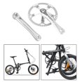 thumbnail image 4 of Juego de bielas de bicicleta de carretera MTB 130 BCD juego de bielas de bicicleta de montaña cónica cuadrada 170mm 45/447/53/56 / 58T para bicicleta Plata 45T Baoblaze Bicicleta Crankaet, 4 of 8