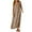 Khaki, variant on Kureaily Women's Summer Dress Long Skirt Solid Color Fashion Casual Long Skirt