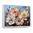 thumbnail image 2 of Designart "Liquid Elegance Of Pink Peonies II" Flower Field Floater Framed Canvas Wall Art, 2 of 5