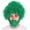 Green, variant on HPO Adult Unisex 80's Painter Light Green Halloween Wig and Light Green and Patches of Black Beard Set, Easy and Classic Celebrity Costume