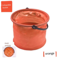 thumbnail image 2 of Blue Folding Bucket, Foldable Portable Fishing Bucket, Art Color Bucket, Pen Washer, 2 of 6